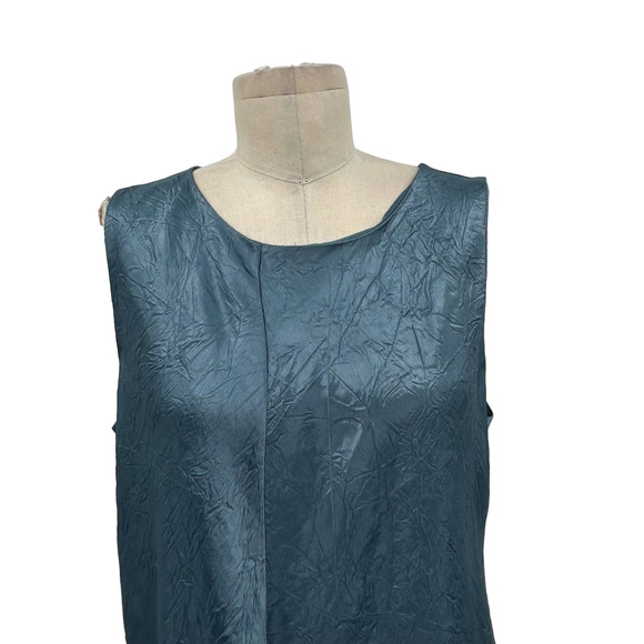 Vince Blue Sleeveless Top - Picture 3 of 11